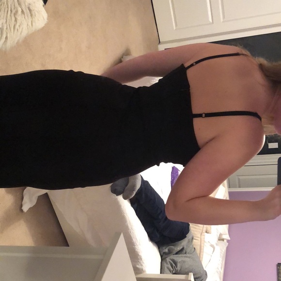 Rinascimento black midi dress - Picture 3 of 4